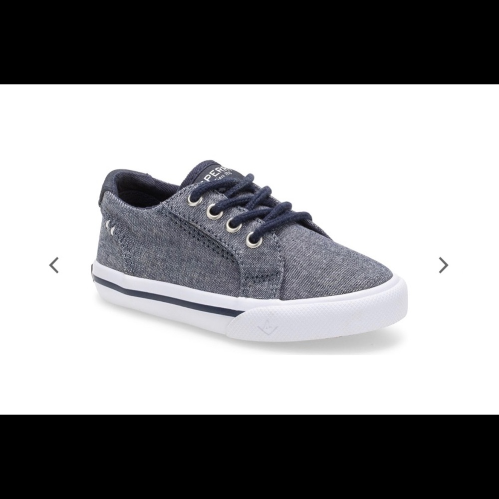 Sperry Toddler Sneaker Dark Chambray Sz5.5